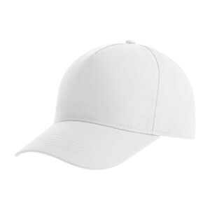 Atlantis Childrens/Kids Recy Five 5 Panel Recycled Baseball Cap / White